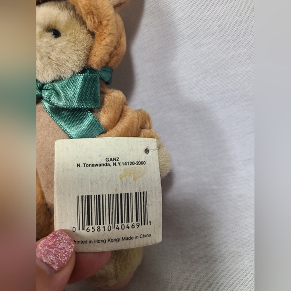 Wee Bear Village Reindeer Bear plush w/Tag Ganz 6" Sleighter with tags - Picture 5 of 7